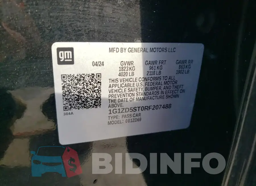 1G1ZD5ST0RF207488 Photo# 13