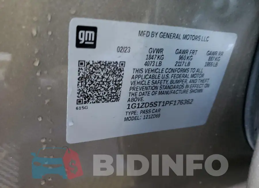 1G1ZD5ST1PF176362 Photo# 12