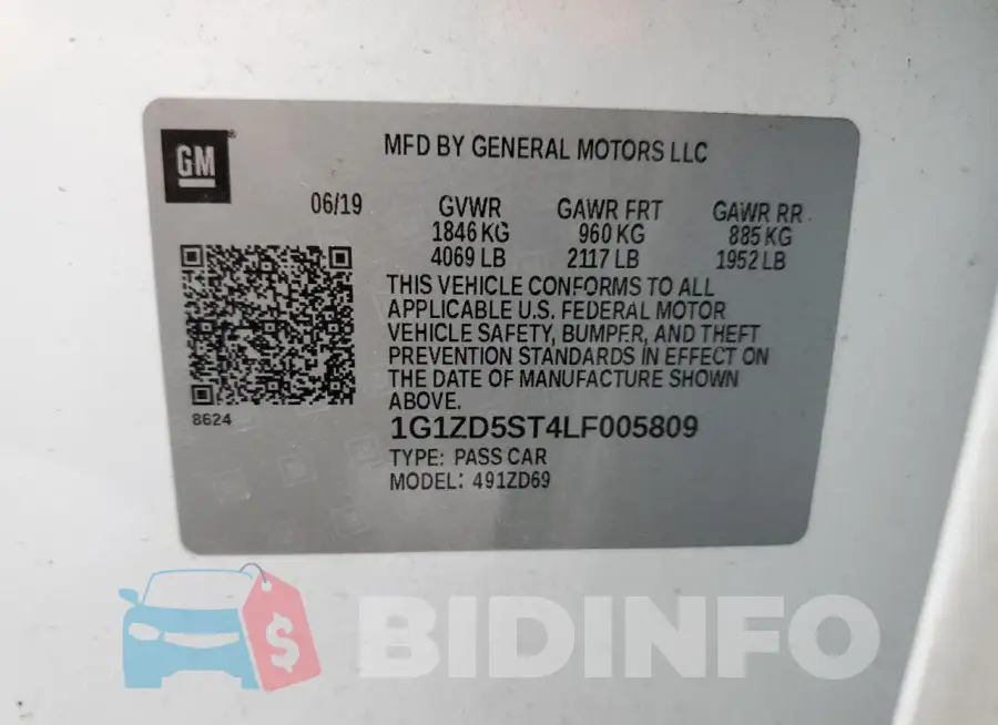 1G1ZD5ST4LF005809 Photo# 12