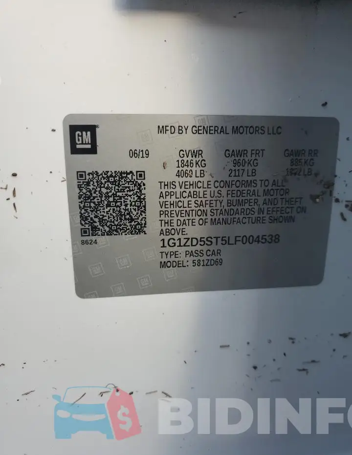 1G1ZD5ST5LF004538 Photo# 13