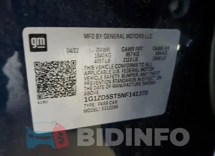1G1ZD5ST5NF141370 Photo# 12