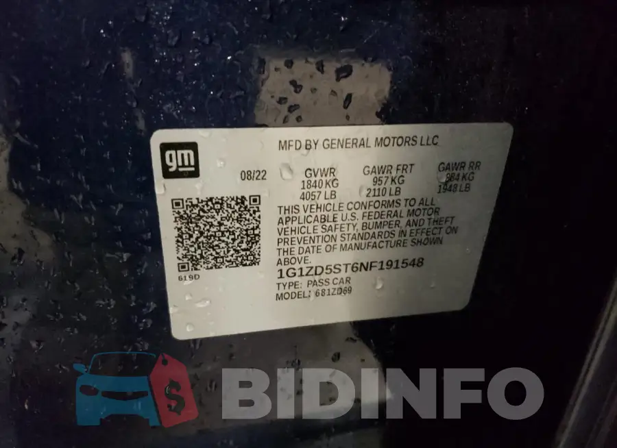 1G1ZD5ST6NF191548 Photo# 12