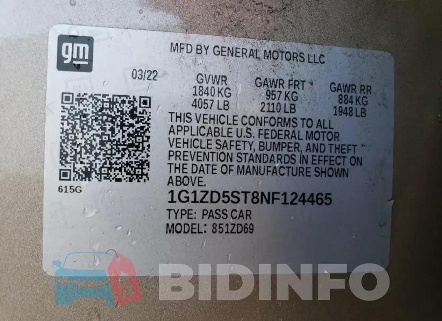 1G1ZD5ST8NF124465 Photo# 12