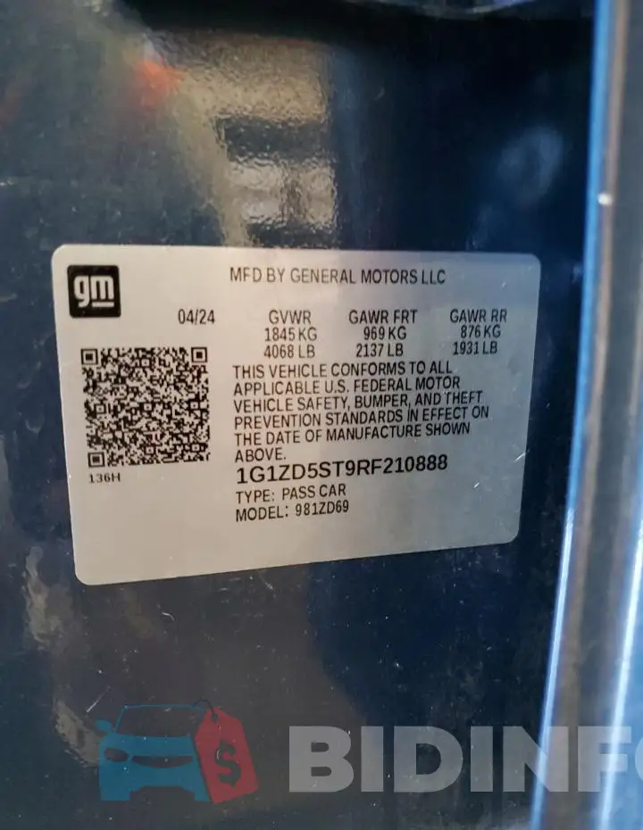 1G1ZD5ST9RF210888 Photo# 12