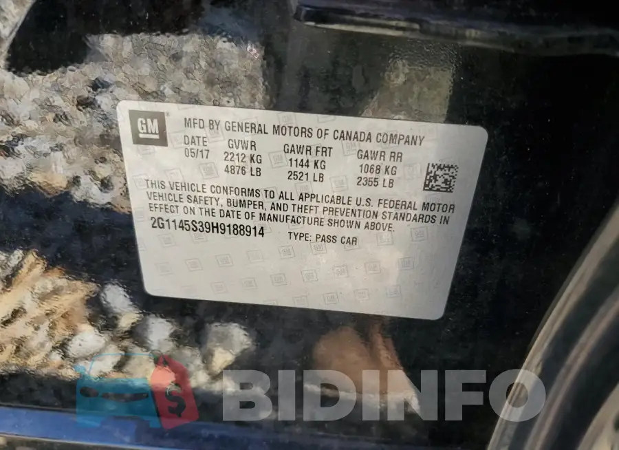 2G1145S39H9188914 Photo# 12