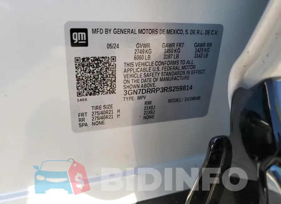 3GN7DRRP3RS259814 Photo# 13