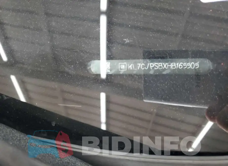 KL7CJPSBXHB165505 Photo# 10
