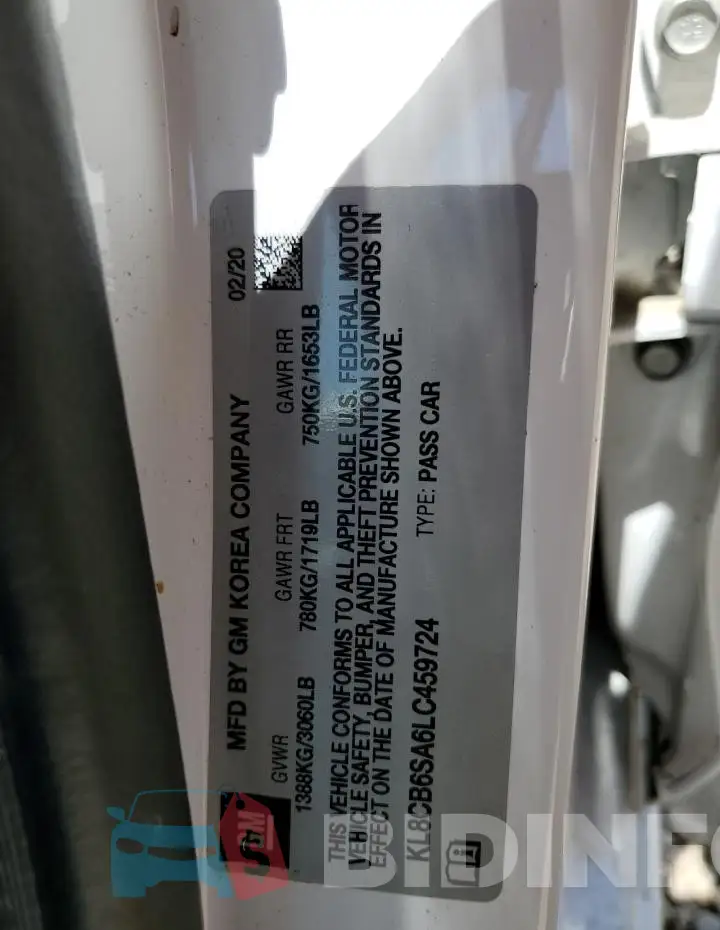KL8CB6SA6LC459724 Photo# 12