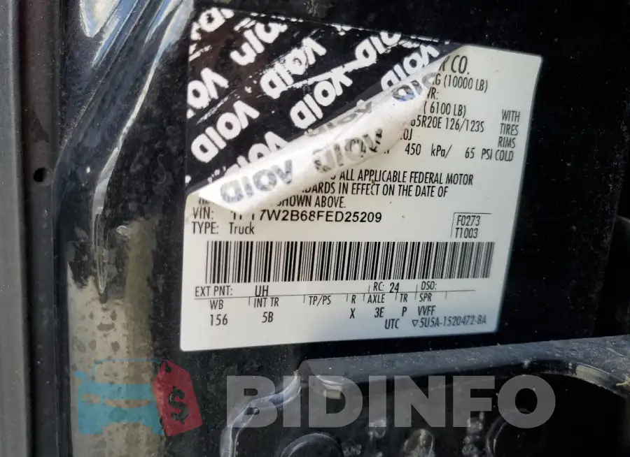 1FT7W2B68FED25209 Photo# 13