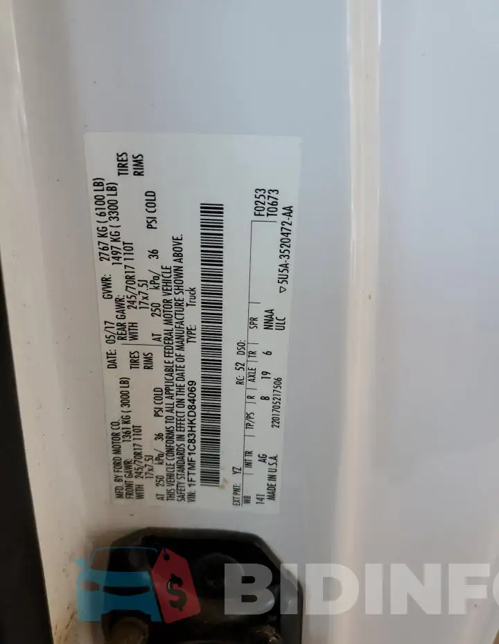 1FTMF1C83HKD84069 Photo# 13