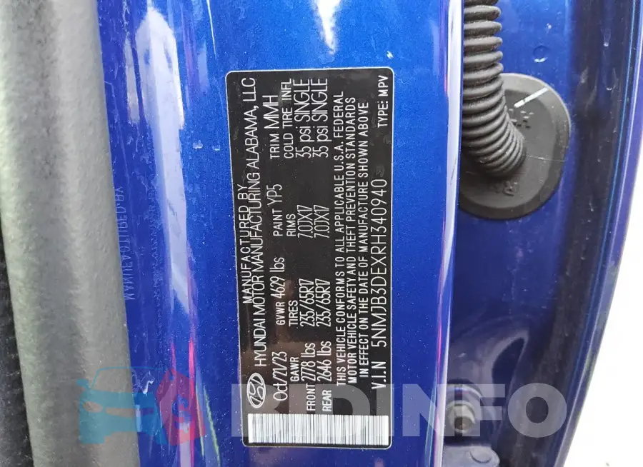 5NMJB3DEXRH340940 Photo# 14