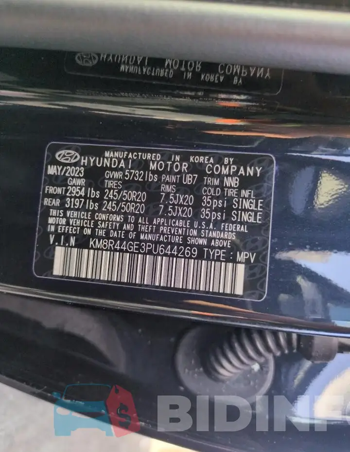 KM8R44GE3PU644269 Photo# 14