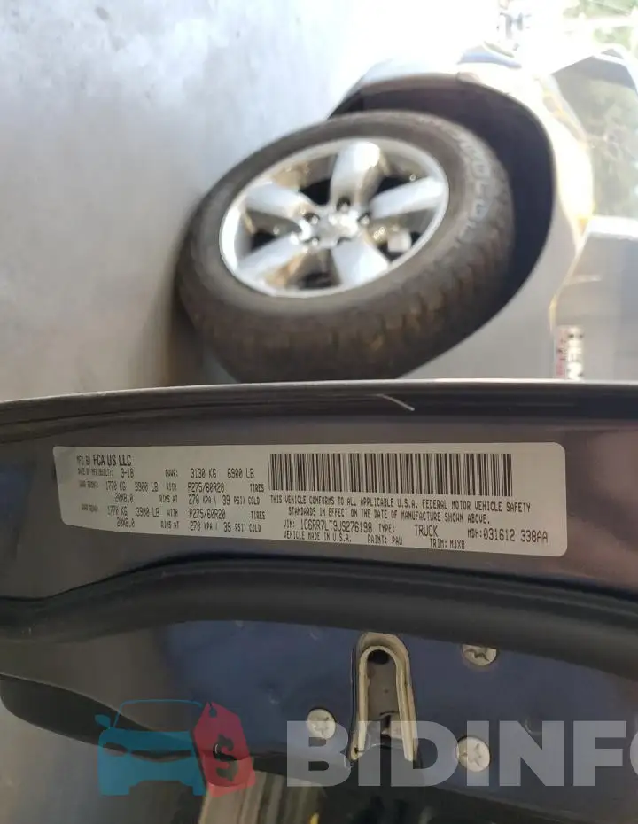 1C6RR7LT9JS276198 Photo# 12
