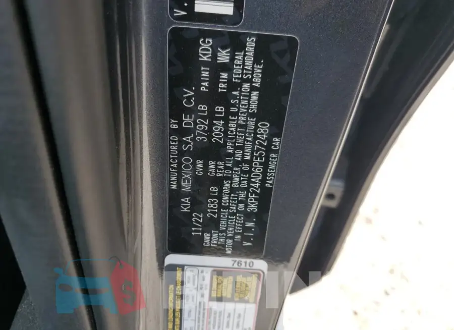 3KPF24AD6PE572480 Photo# 13