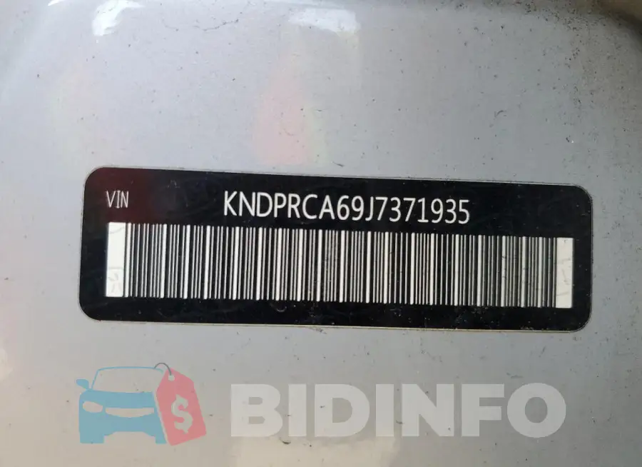 KNDPRCA69J7371935 Photo# 13