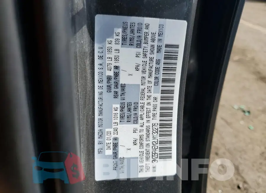 3MZBPAEM2LM132276 Photo# 12