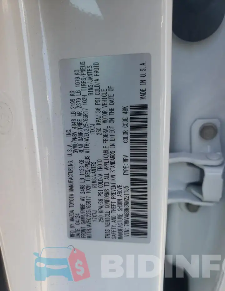 7MMVABBM3RN221185 Photo# 12