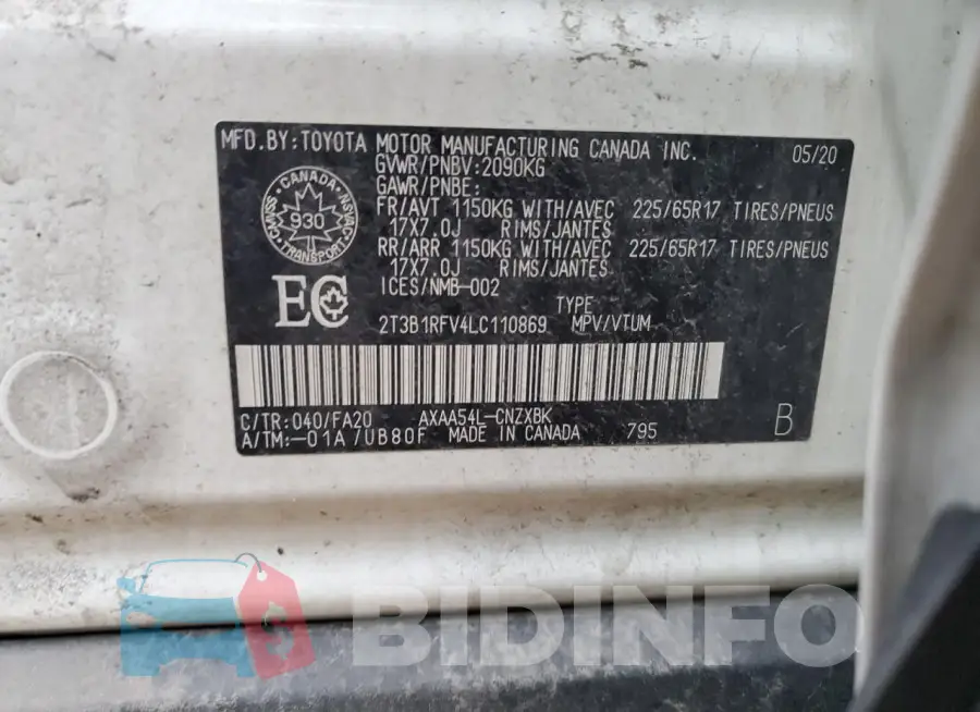 2T3B1RFV4LC110869 Photo# 13