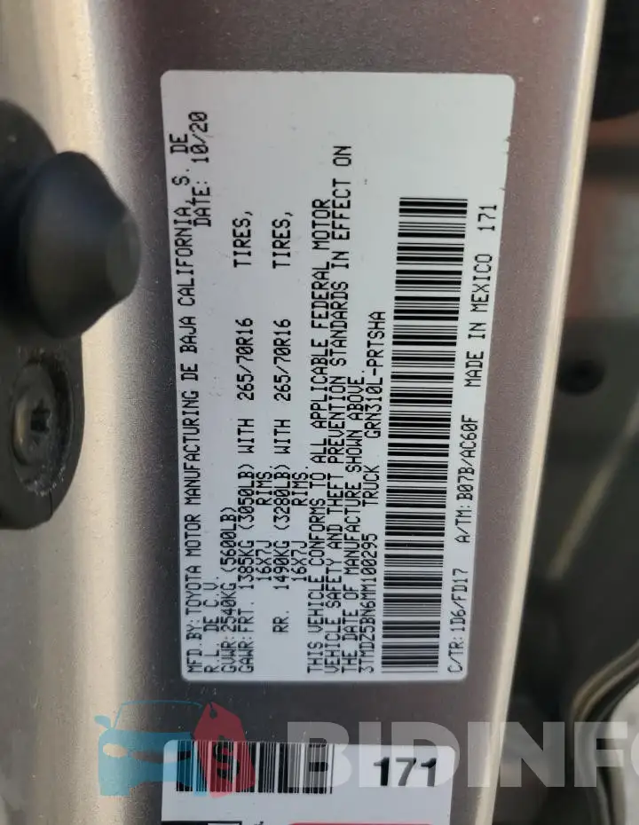 3TMDZ5BN6MM100295 Photo# 12