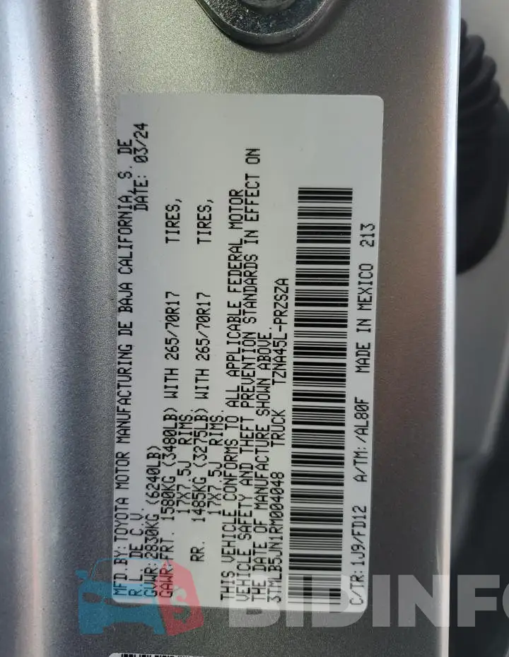 3TMLB5JN1RM004048 Photo# 13