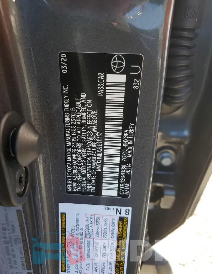 NMTKHMBX2LR111457 Photo# 14