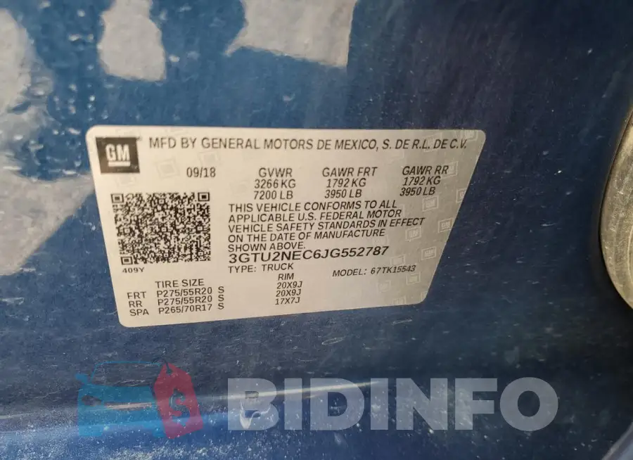 3GTU2NEC6JG552787 Photo# 12