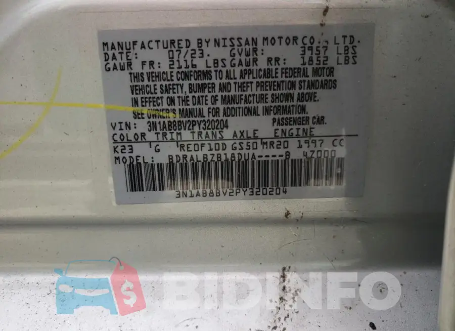 3N1AB8BV2PY320204 Photo# 12