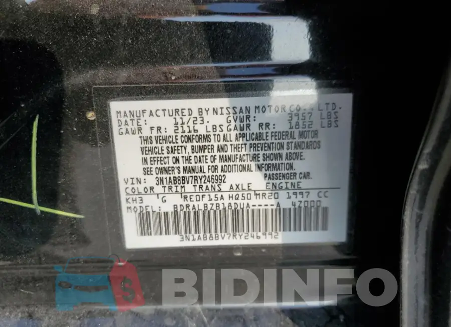 3N1AB8BV7RY246992 Photo# 12