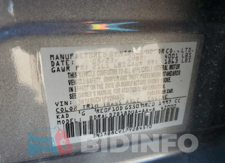 3N1AB8CV1PY284570 Photo# 12