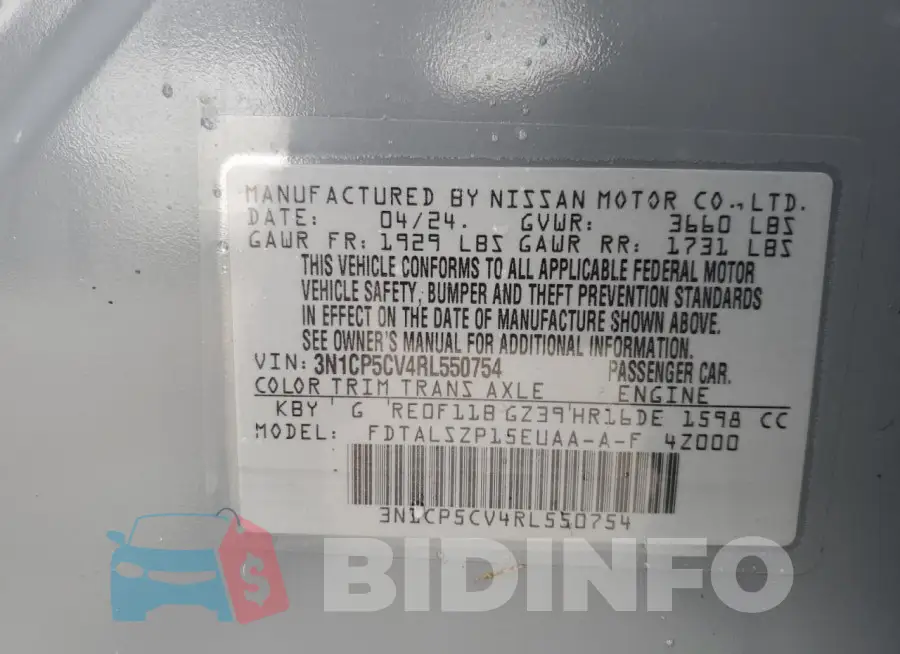3N1CP5CV4RL550754 Photo# 14