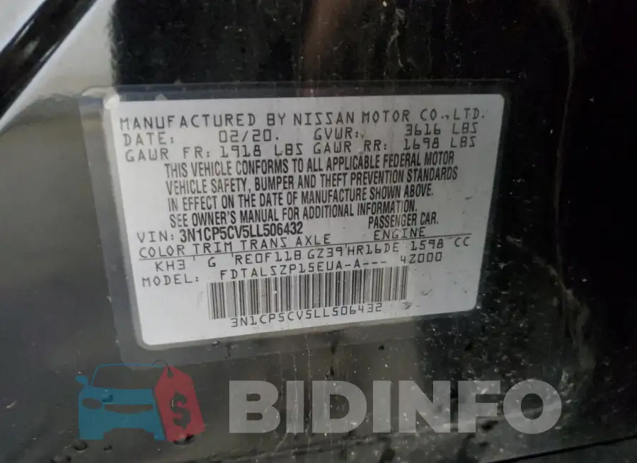 3N1CP5CV5LL506432 Photo# 12