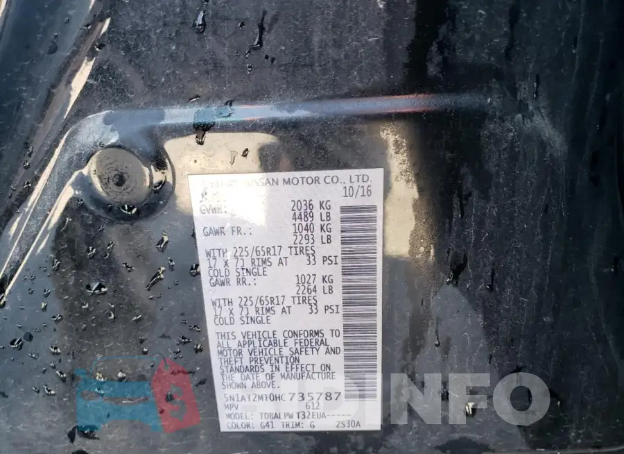 5N1AT2MT0HC735787 Photo# 14