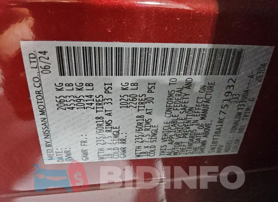 5N1BT3BA1RC751932 Photo# 14