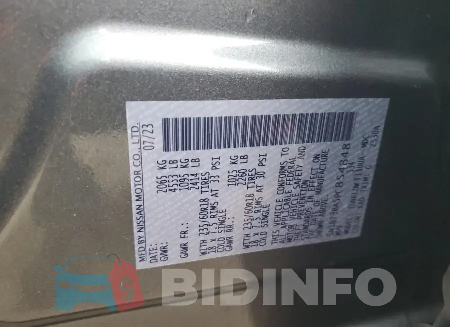 5N1BT3BA5PC854848 Photo# 14