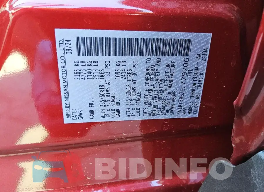 5N1BT3BB2SC779706 Photo# 14