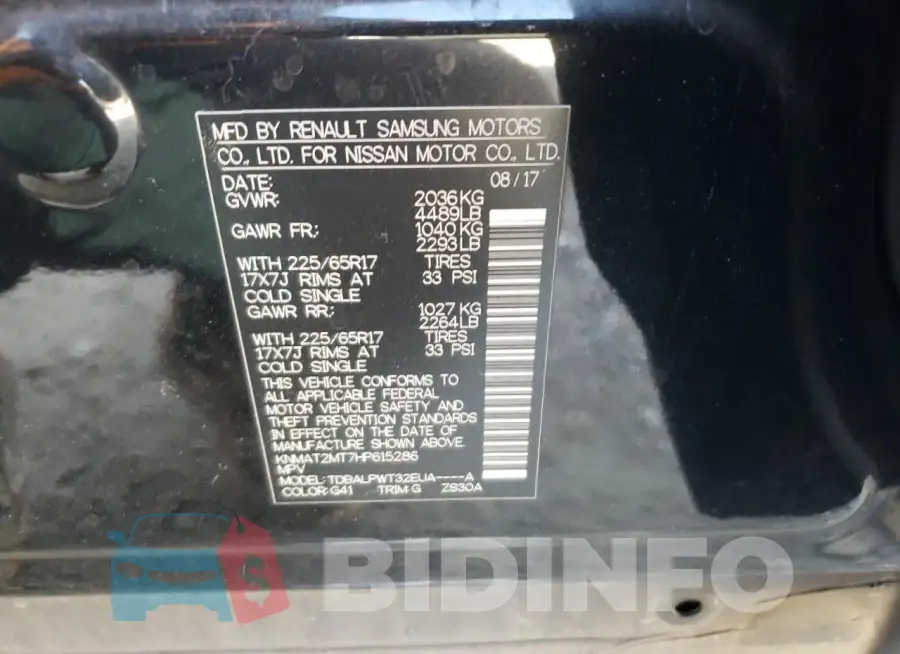 KNMAT2MT7HP615286 Photo# 13