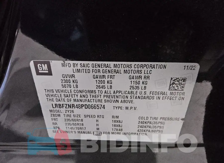 LRBFZNR48PD066574 Photo# 13