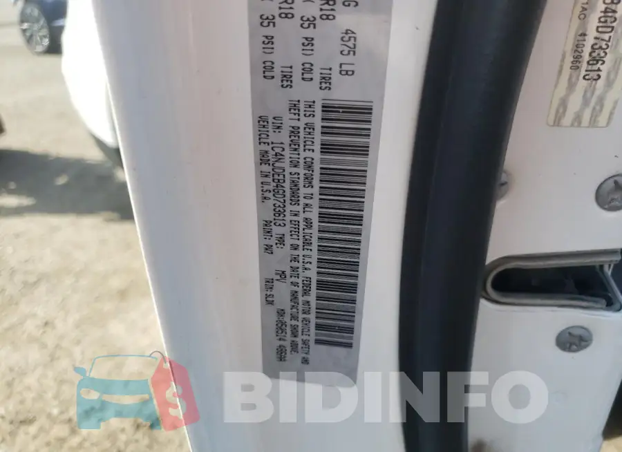 1C4NJDEB4GD733613 Photo# 13
