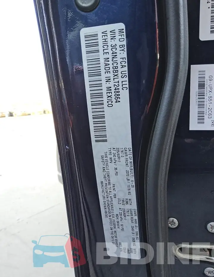 3C4NJCBBXLT248864 Photo# 13