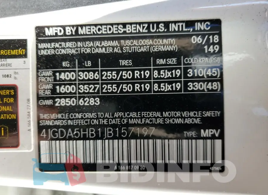 4JGDA5HB1JB157197 Photo# 13