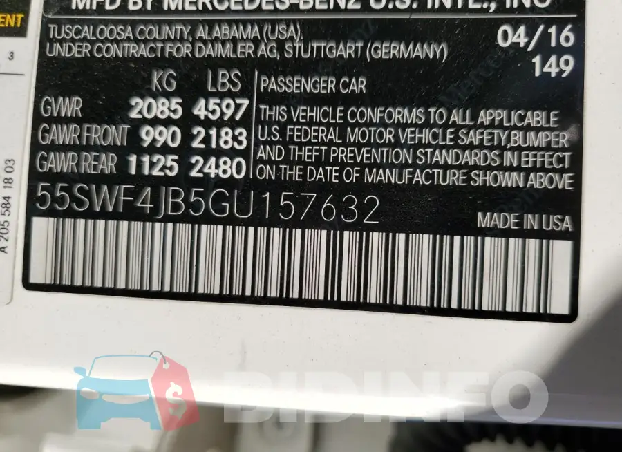 55SWF4JB5GU157632 Photo# 12