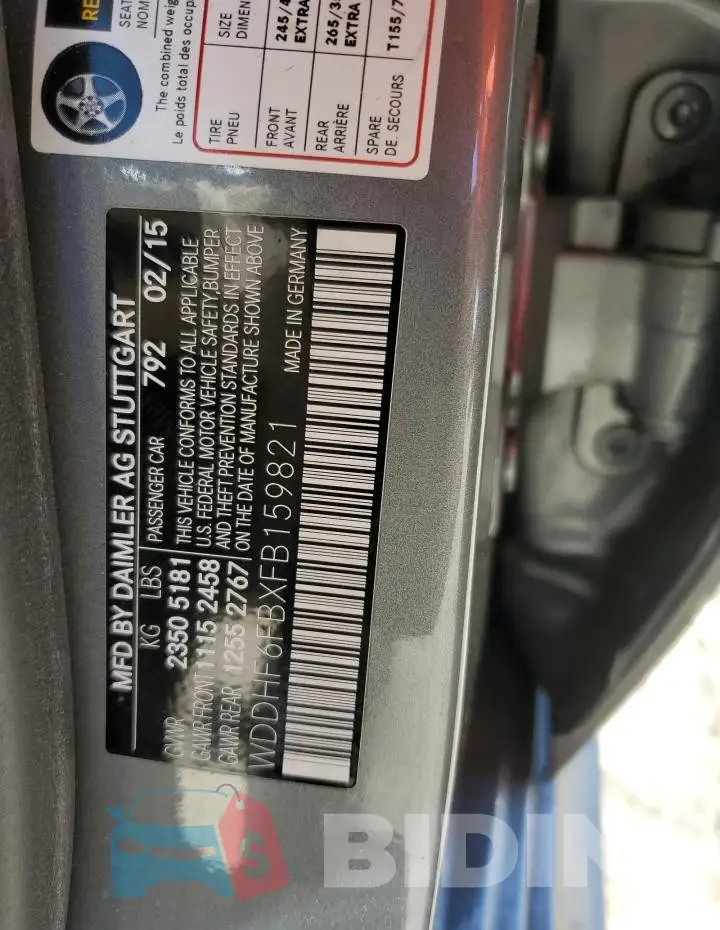 WDDHF6FBXFB159821 Photo# 12