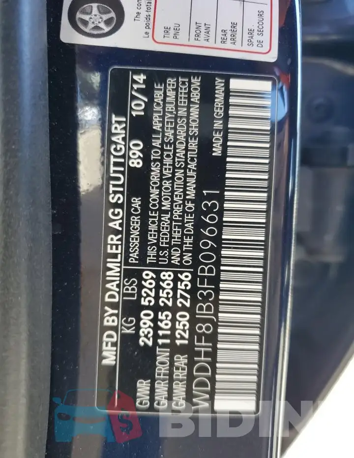 WDDHF8JB3FB096631 Photo# 13