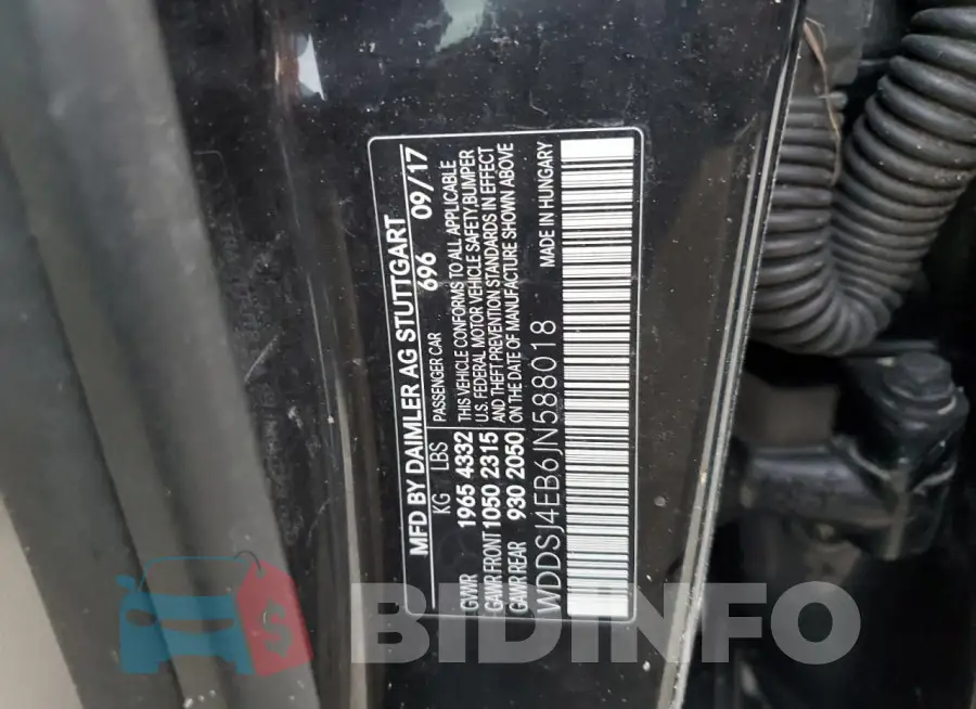 WDDSJ4EB6JN588018 Photo# 13