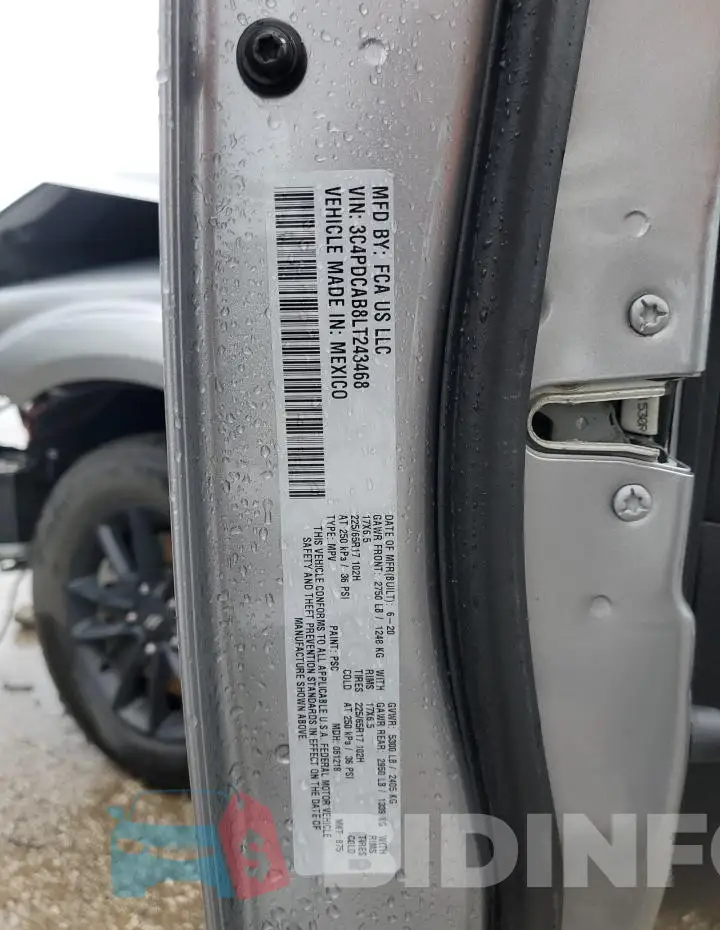 3C4PDCAB8LT243468 Photo# 12