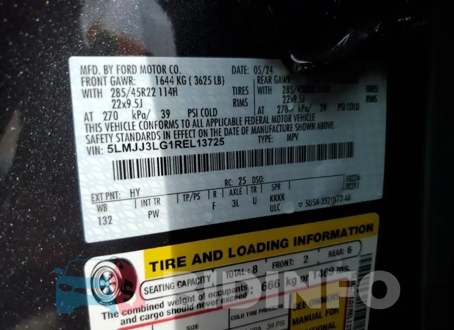 5LMJJ3LG1REL13725 Photo# 13