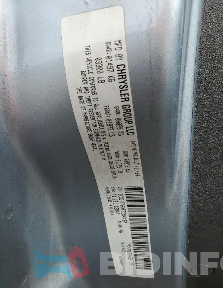 3C3CFFARXFT594432 Photo# 13