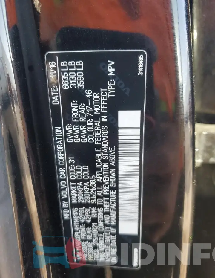 YV4BC0PL4H1146176 Photo# 13