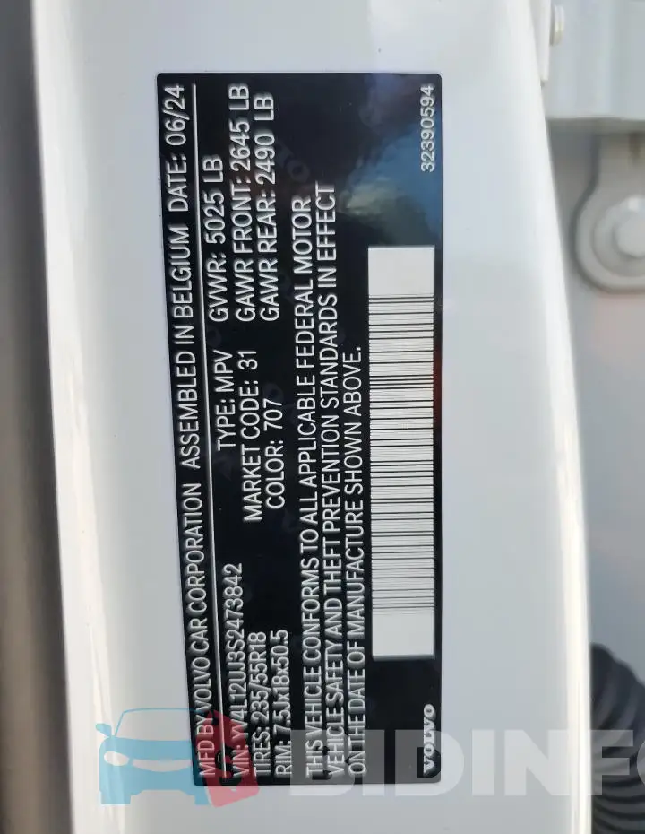 YV4L12UJ3S2473842 Photo# 14