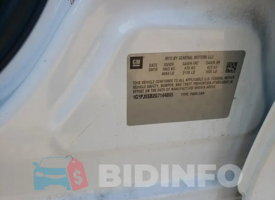 1G1PJ5SB2G7144893 Photo# 12